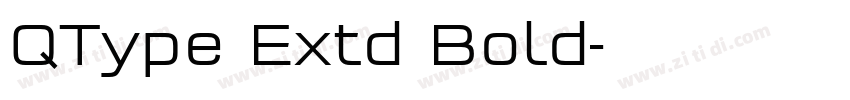 QType Extd Bold字体转换